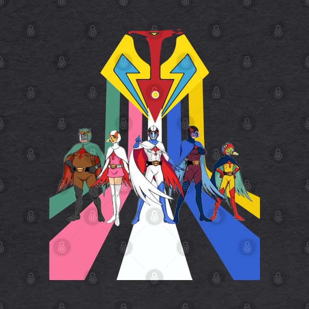 G Force , Battle of the Planets , Gatachaman Defenders of the Galaxy by Surfer Dave Designs